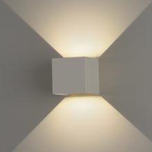 Kendo Wall Lamp 16/2032-10 Textured White, LED COB 2x6W 3000K 850lm, CRI90 CL.I IP65