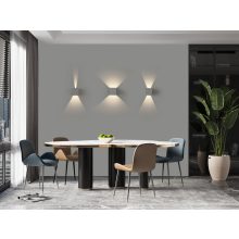 Kendo Wall Lamp 16/2032-10 Textured White, LED COB 2x6W 3000K 850lm, CRI90 CL.I IP65
