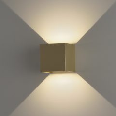   Kendo Wall Lamp 16/2032-10 Tech Gold, LED COB 2x6W 3000K 850lm, CRI90 CL.I IP65