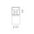   Kendo Wall Lamp 16/2032-10 Tech Gold, LED COB 2x6W 3000K 850lm, CRI90 CL.I IP65