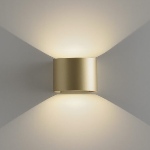 Kowa Wall Lamp 16/2033-14 Tech Gold, LED COB 2x6W 3000K 850lm, CRI90 CL.I IP65