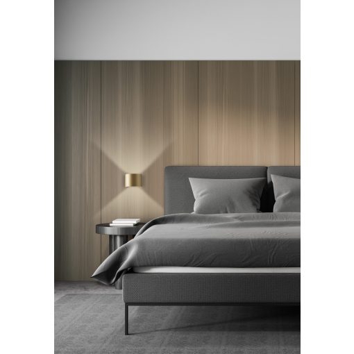 Kowa Wall Lamp 16/2033-14 Tech Gold, LED COB 2x6W 3000K 850lm, CRI90 CL.I IP65