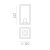   Cube Wall Lamp 16/2039-12 Textured Anthracite, LED E27 15W, CL.I IP54