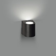 Boj Wall Lamp 16/2040 Textured Anthracite, LED 6W 3000K 550lm, CRI90 CL.I IP54, Integrated LED