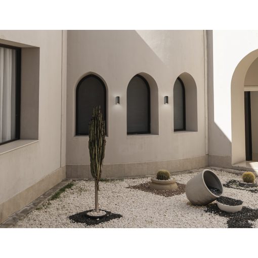 Boj Wall Lamp 16/2040 Textured Anthracite, LED 6W 3000K 550lm, CRI90 CL.I IP54, Integrated LED