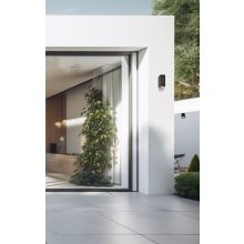 Okra Wall Lamp 16/2041 Textured Anthracite, LED 6W 3000K 550lm, CRI90 CL.I IP54, Integrated LED