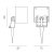   Apus Wall Lamp 16/2058 Textured Anthracite, LED 6W 3000K 550lm, CRI80 CL.I IP65, Integrated LED