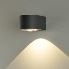   Ania Wall Lamp 16/2060 Textured Anthracite, LED 6W 3000K 540lm, CRI80 CL.I IP65