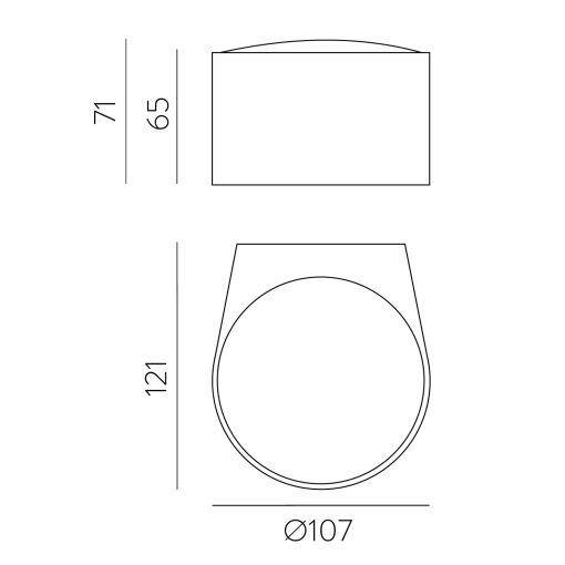 Ania Wall Lamp 16/2060 Textured Anthracite, LED 6W 3000K 540lm, CRI80 CL.I IP65