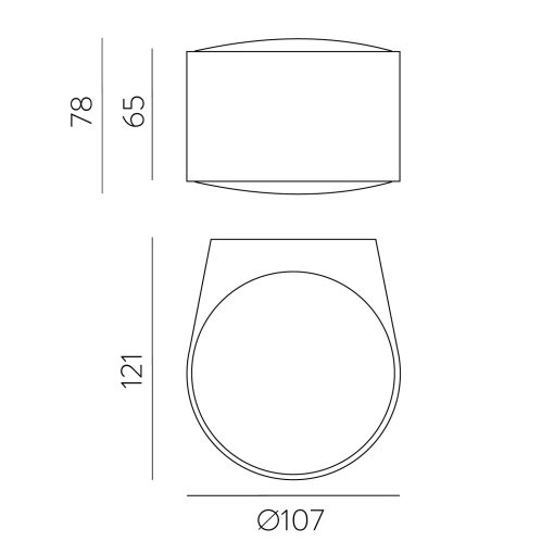 Ania Wall Lamp 16/2060-2 Textured Anthracite, LED 2x6W 3000K 1080lm, CRI80 CL.I IP65