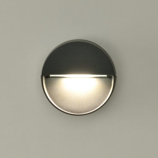 Spica Wall Lamp 16/2061 Textured Anthracite, LED 4W 3000K 175lm, CRI80 CL.I IP65