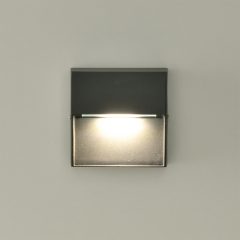   Nashira Wall Lamp 16/2062 Textured Anthracite, LED 4W 3000K 175lm, CRI80 CL.I IP65