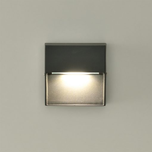 Nashira Wall Lamp 16/2062 Textured Anthracite, LED 4W 3000K 175lm, CRI80 CL.I IP65