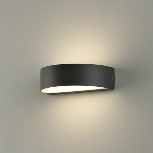 Aysel Wall Lamp 16/2069 Textured Anthracite, LED 2x5W 3000K 715lm, CRI80 CL.I IP65