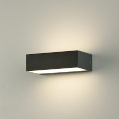   Draco Wall Lamp 16/2070 Textured Anthracite, LED 2x5W 3000K 715lm, CRI80 CL.I IP65