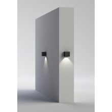 Hamal Wall Lamp 16/2081 Textured Anthracite, LED COB 9W 3000K 811lm, CRI80 CL.I IP65, Integrated LED