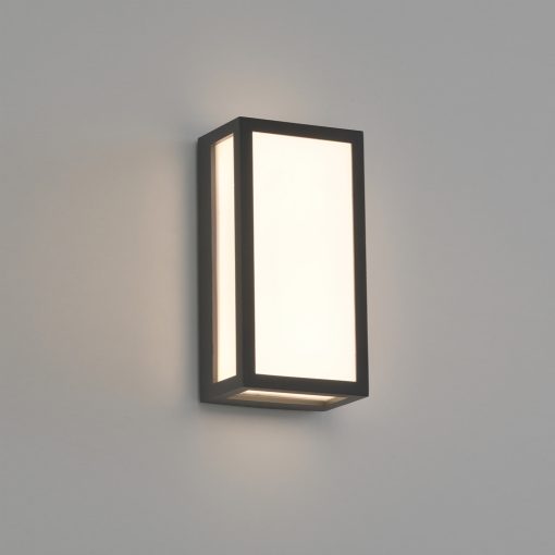 Liam Wall Lamp 16/2084 Textured Anthracite, LED 10W 3000K 550lm, CRI90 CL.I IP65, Integrated LED