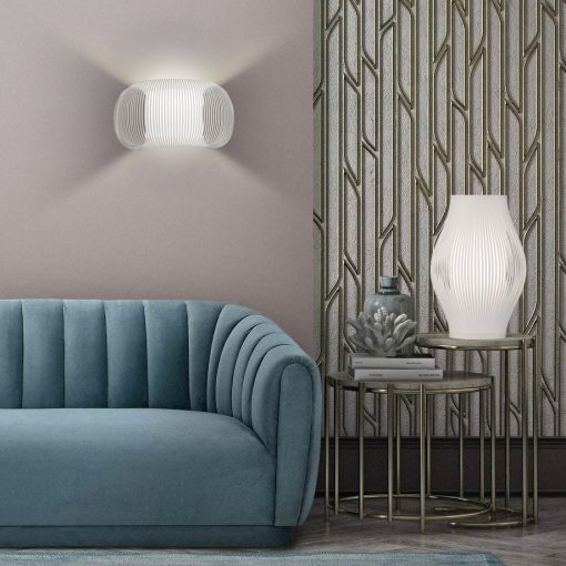 Mirta Wall Lamp 16/3055-40 White, LED E27 15W, CL.II