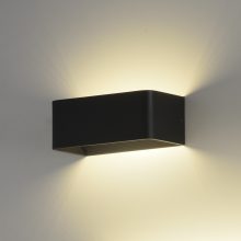 Icon Wall Lamp 16/3089-20 Textured Black, LED 10.5W 1100lm, CRI90 CL.II, Integrated LED, Kelvin 2700K-3000K Slide Switch