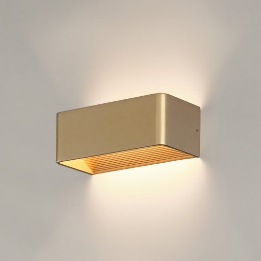 Icon Wall Lamp 16/3089-20 Technical Gold, LED 10.5W 1100lm, CRI90 CL.II, Integrated LED, Kelvin 2700K-3000K Slide Switch