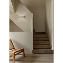 Icon Wall Lamp 16/3089-36 Textured white, LED 21W 2200lm, CRI90 CL.II, Integrated LED, Kelvin 2700K-3000K Slide Switch