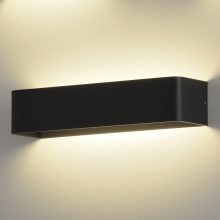 Icon Wall Lamp 16/3089-36 Textured Black, LED 21W 2200lm, CRI90 CL.II, Integrated LED, Kelvin 2700K-3000K Slide Switch