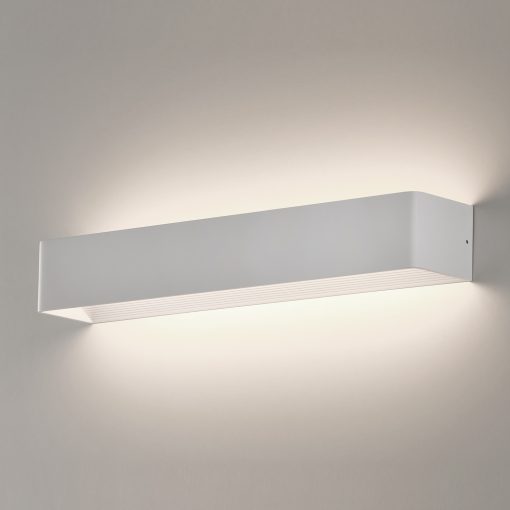 Icon Wall Lamp 16/3089-50 Textured white, LED 32W 3162lm, CRI90 CL.II, Integrated LED, Kelvin 2700K-3000K Slide Switch