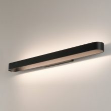 Gala Wall Lamp 16/3189-90 Textured Black, LED 43W 5190lm, CRI90 CL.I, Integrated LED, Kelvin 2700K-3000K Slide Switch