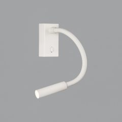   Cio Wall Lamp 16/3239 Textured White, LED 3W 3000K 285lm, CRI90 CL.I, Integrated LED, With switch, Adjustable
