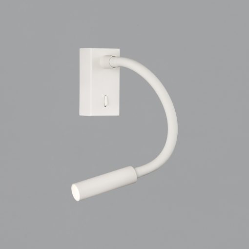 Cio Wall Lamp 16/3239 Textured White, LED 3W 3000K 285lm, CRI90 CL.I, Integrated LED, With switch, Adjustable