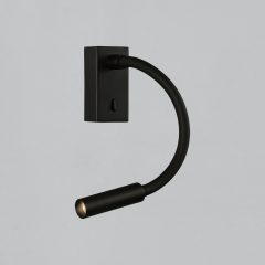   Cio Wall Lamp 16/3239 Textured Black, LED 3W 3000K 285lm, CRI90 CL.I, Integrated LED, With switch, Adjustable