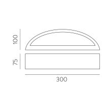 Alba Wall Lamp 16/3386-30 White, LED E14 9W, CL.I