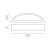 Alba Wall Lamp 16/3386-30 White, LED E14 9W, CL.I