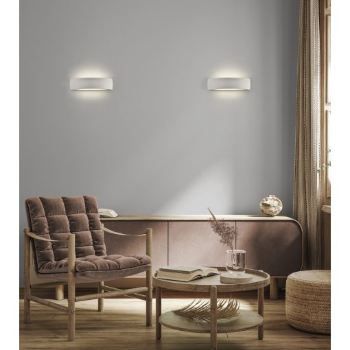 Alba Wall Lamp 16/3386-30 White, LED E14 9W, CL.I