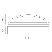 Alba Wall Lamp 16/3386-53 White, LED E14 2x9W, CL.I
