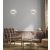 Alba Wall Lamp 16/3386-53 White, LED E14 2x9W, CL.I