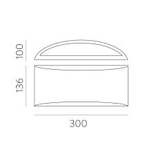 Dana Wall Lamp 16/3387 White, LED E14 9W, CL.I