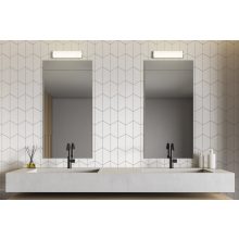 Aldo Wall Lamp 16/3432-35 Opal/Chrome, LED 11W 775lm, CRI90 CL.II IP44, Integrated LED, 3000K-4000K Slide Switch