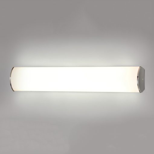 Aldo Wall Lamp 16/3432-53 Opal/Chrome, LED 18W 1300lm, CRI90 CL.II IP44, Integrated LED, 3000K-4000K Slide Switch