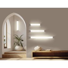 Aldo Wall Lamp 16/3432-83 Opal/Chrome, LED 32W 2330lm, CRI90 CL.II IP44, Integrated LED, 3000K-4000K Slide Switch