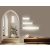   Aldo Wall Lamp 16/3432-83 Opal/Chrome, LED 32W 2330lm, CRI90 CL.II IP44, Integrated LED, 3000K-4000K Slide Switch