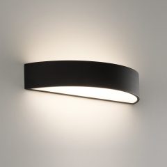   Isia Wall Lamp 16/3453-60 Textured Black, LED 2x22W 4875lm, CRI90 CL.I, Integrated LED, Kelvin 3000K-4000K Slide Switch