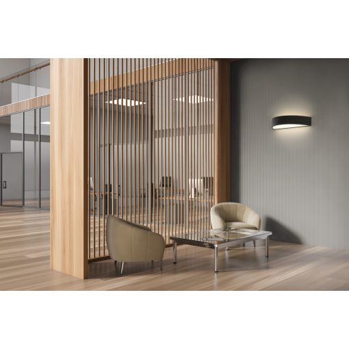 Isia Wall Lamp 16/3453-60 Technical Gold, LED 2x22W 4875lm, CRI90 CL.I, Integrated LED, Kelvin 3000K-4000K Slide Switch