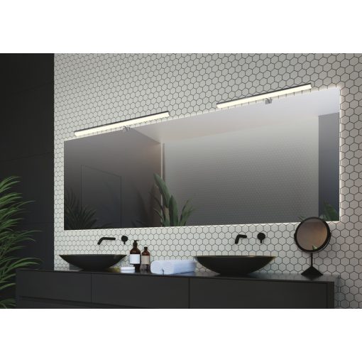 Dustin Wall Lamp 16/3561-50 Chrome, LED 10W 4000K 840lm, CRI90 CL.II IP44, Integrated LED, 3 mount systems