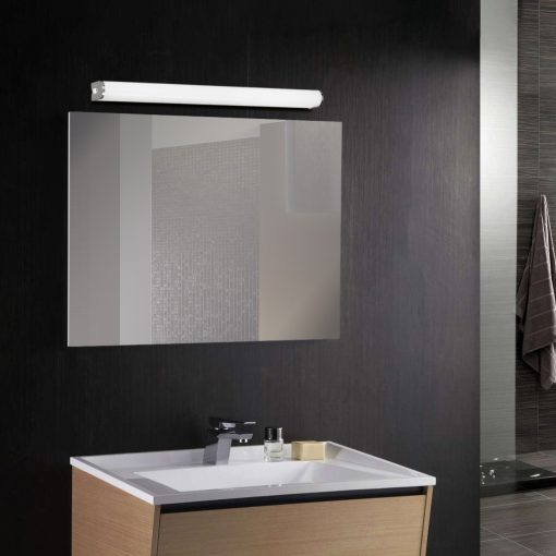 Loira Wall Lamp 16/3592 Chrome/Opal, LED 20W 4000K 1800lm, CRI90 CL.II IP44, Integrated LED, With switch