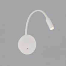 Lyon Wall Lamp 16/3699 Textured White, LED 3W 3000K 285lm, CRI90 CL.I, Integrated LED, With switch, Adjustable