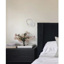 Lyon Wall Lamp 16/3699 Textured White, LED 3W 3000K 285lm, CRI90 CL.I, Integrated LED, With switch, Adjustable