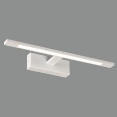   Menorca Wall Lamp 16/3730-45 Textured White, LED 12W 1480lm, CRI90 CL.II IP44, Integrated LED, 3000K-4000K Slide Switch