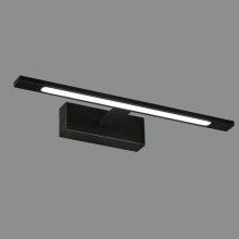 Menorca Wall Lamp 16/3730-45 Textured Black, LED 12W 1480lm, CRI90 CL.II IP44, Integrated LED, 3000K-4000K Slide Switch