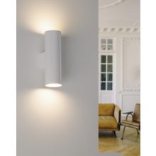 Zoom Wall Lamp 16/3764-18 Textured White, LED GU10 2x8W, CL.I